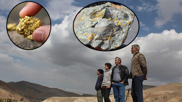 Incroyable découverte à Ağrı! La pierre de ce village, son sol est officiellement plein d'or.